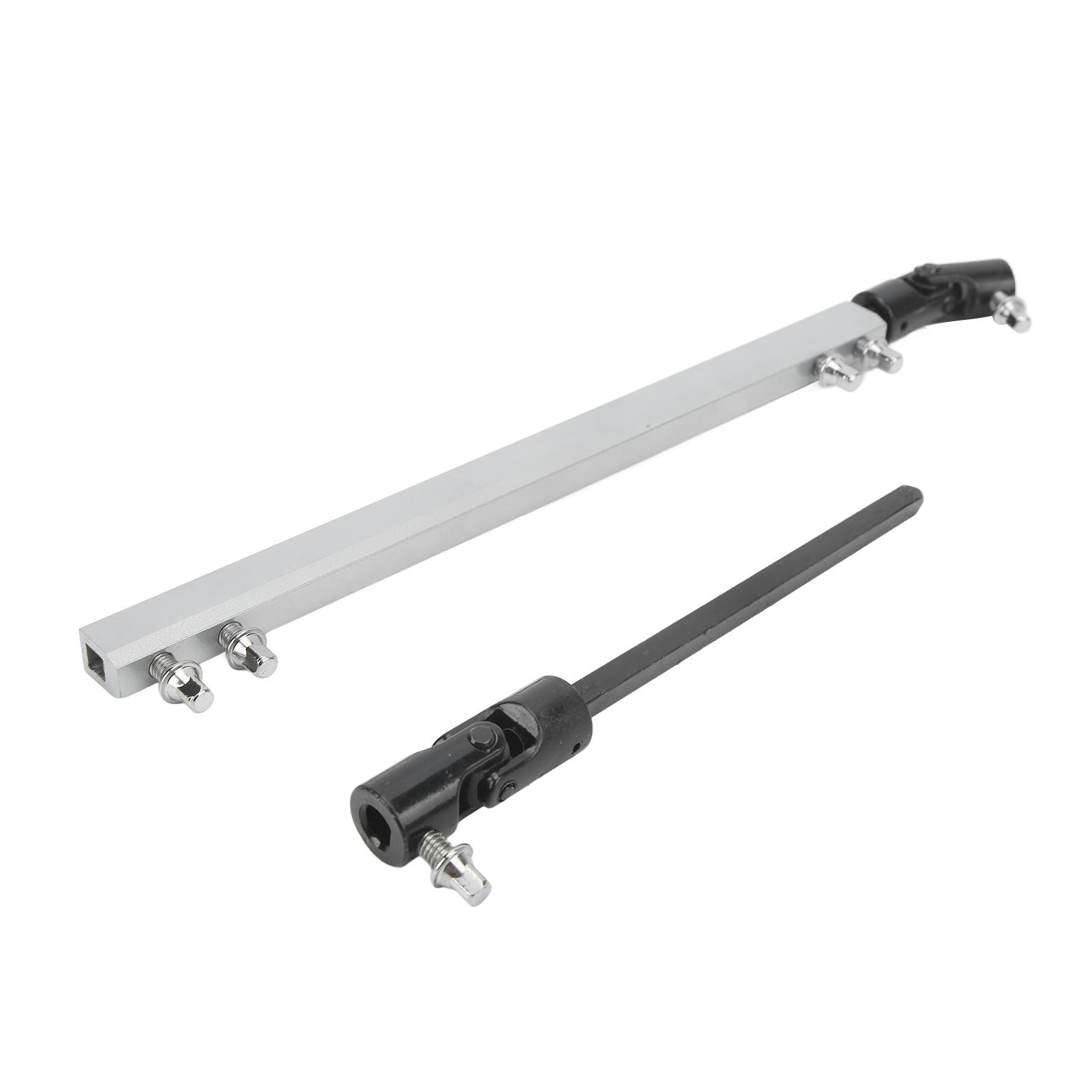 

Замена шатуна педали вала привода барабана с двойным приводом, профессиональный металлический соединительный стержень приводного вала серебряный