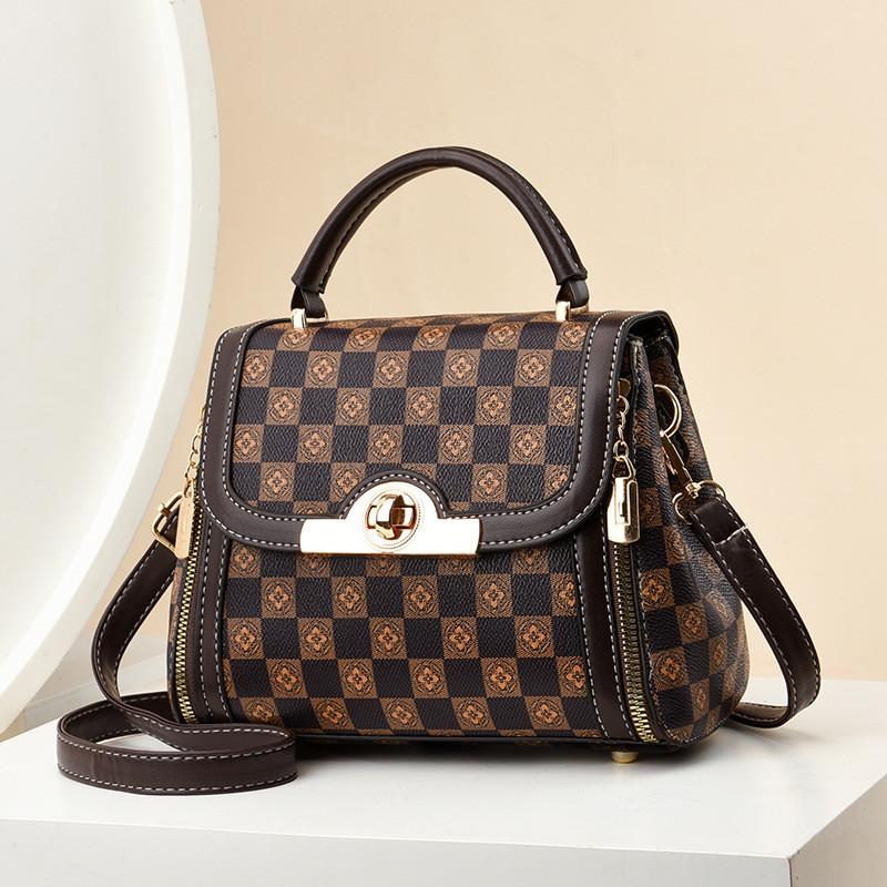 2023 New Style Women's Bag Urban Minimalist Colorblock Korean Version Ins Shoulder Crossbody Handbag