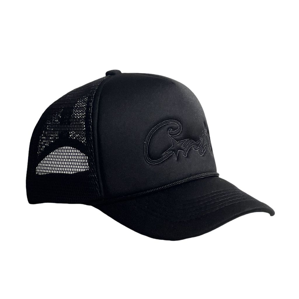 

Black Letter Mesh Baseball Cap With Wide Brim Breathable Sun Hat For Summer Black Letters