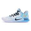 Nike Hyperdunk 10 X Low Cushioning Slip Resistant Abrasion Resistant Low top Basketball Shoes Men's Blue White AR0465-100(Team80-)