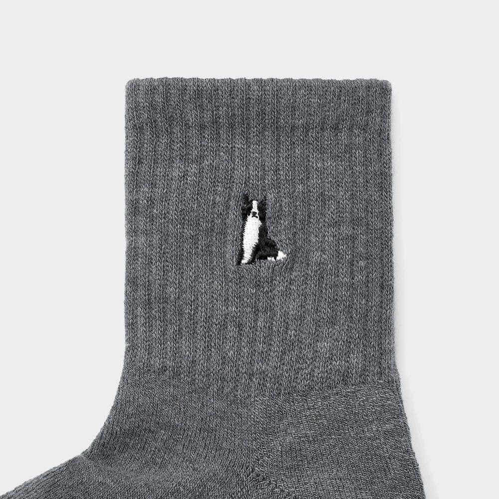 GU by Uniqlo Stil Beheizte Knöchelsocken Bestickt