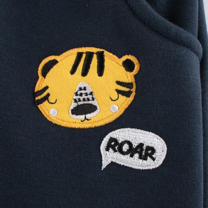 MAITA Brand Crawler New Children Crawler Baby Sweatpants Fleece-Lined Track Pants Cartoon Cute Cotton Pants