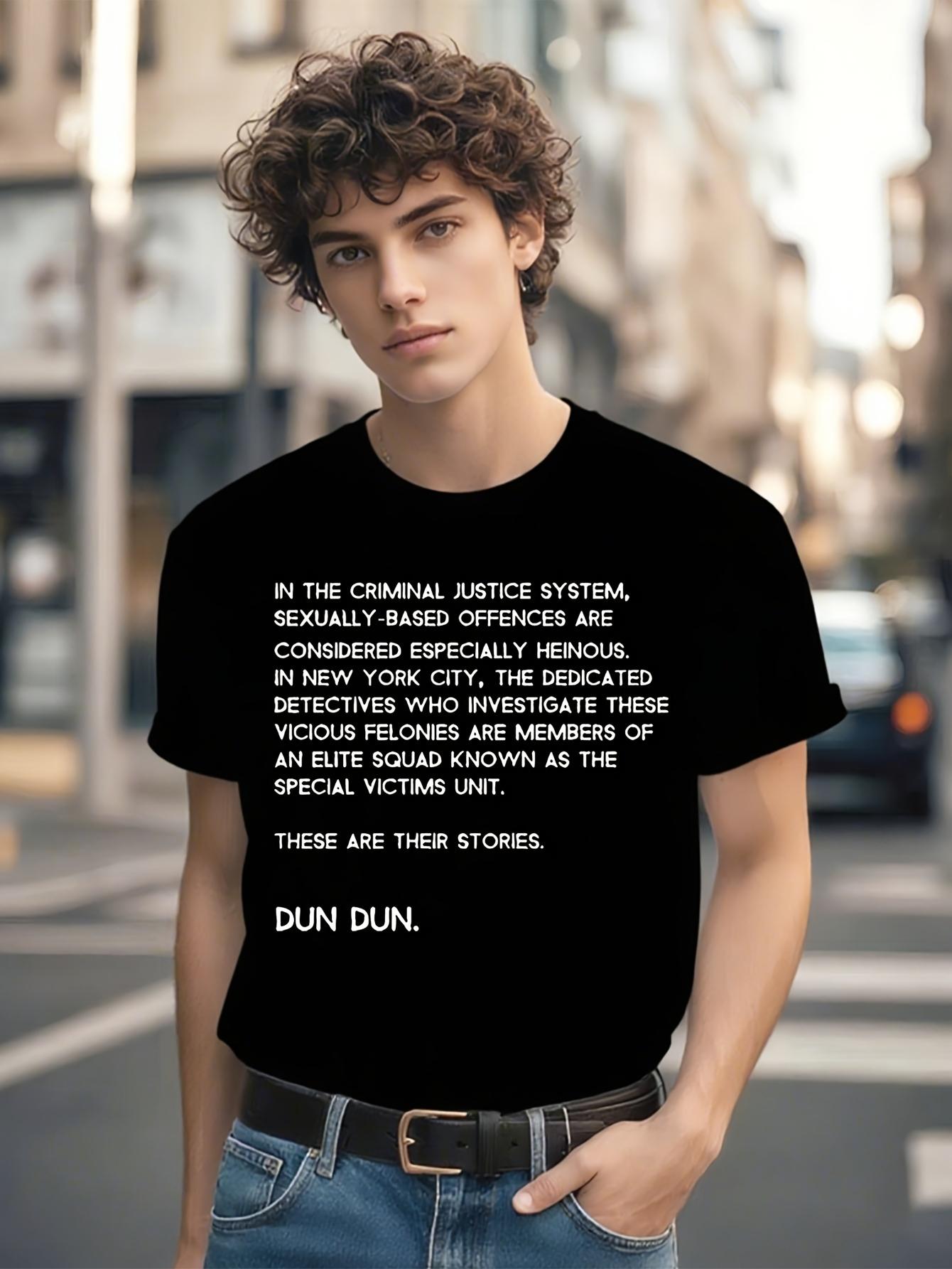 Law Order SVU Parody Funny Tshirt Funny Legal Show Quote ... XL