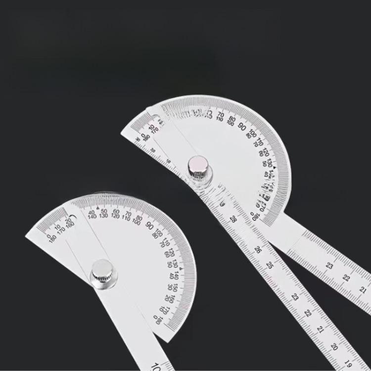 "Nerezové 150mm 0-180° Půlkruhové úhloměrné pravítko"