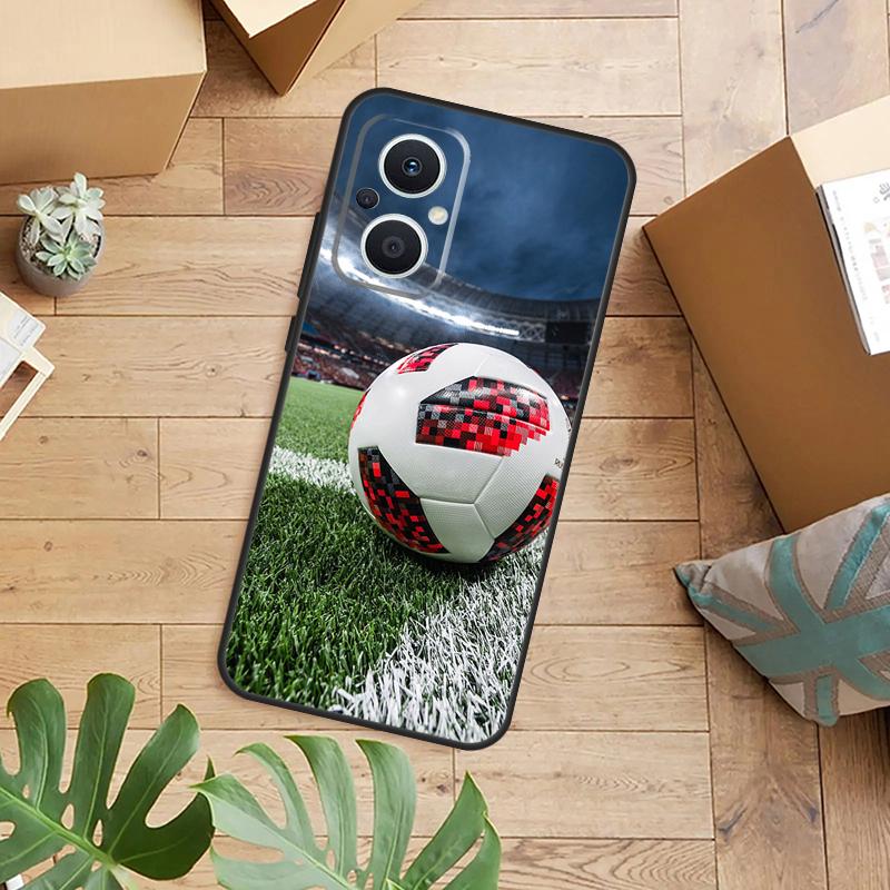 Football Soccer Phone Case For OPPO Reno 14 13 12 11 F 10 Pro 8T 7 8 Lite OPPO Find X8 X6 X5 X9 Pro Cover