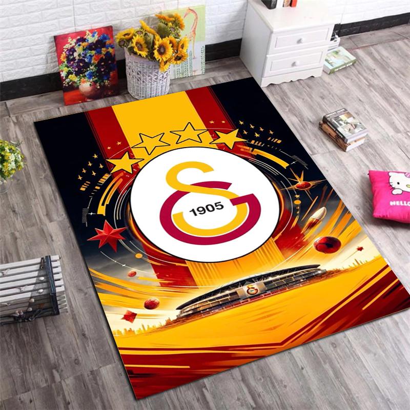 Football Stadium Themed Print Area Rug, Sports Fan Decorative Non‑Slip Floor Mat for Living Room Bedroom Home Decor