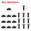 10Pcs M4X10/12Mm M-Lok Screw And Nut Rails T-Nut Screw Replacement Set For Mlok Handguard Rail Sections Hunting Accessories