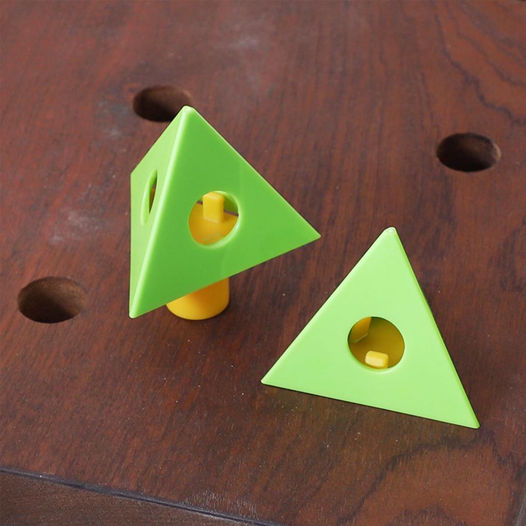 Pyramidenständer Set Dreieckständer Malwerkzeug Dreieckige Malpads Füße für Holzbearbeitung Schreinerzubehör Malpads