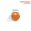 Simplicity Peach Heart Shaped Ring Personality Ring New Resin Geometric Ring