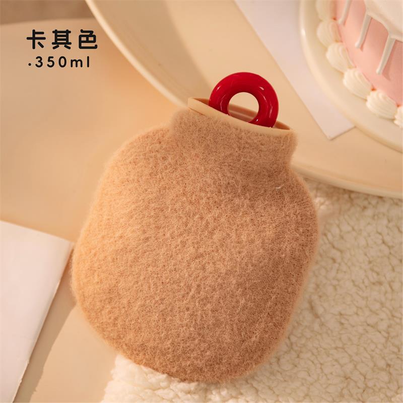 300ML Plush Hot Water Bag Winter Removable Hot Water Bottle Winter Hand Foot Warmer S