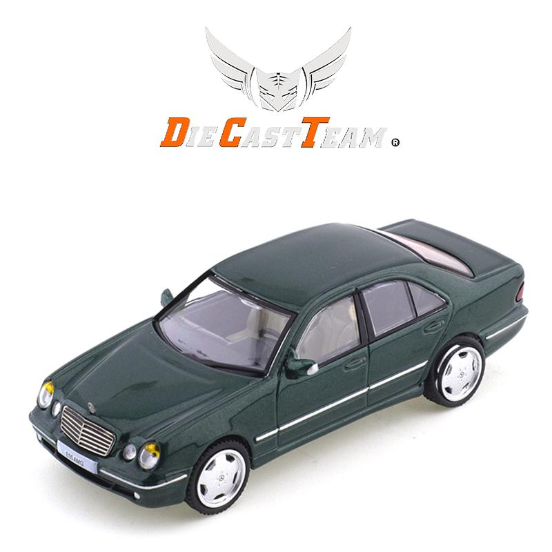 DCT/Shadow 1/64 Mercedes-Benz E55 AMG (W210) Car Alloy Toys Motor Vehicle Diecast Metal Model Kids Xmas Gift Toys for Boys