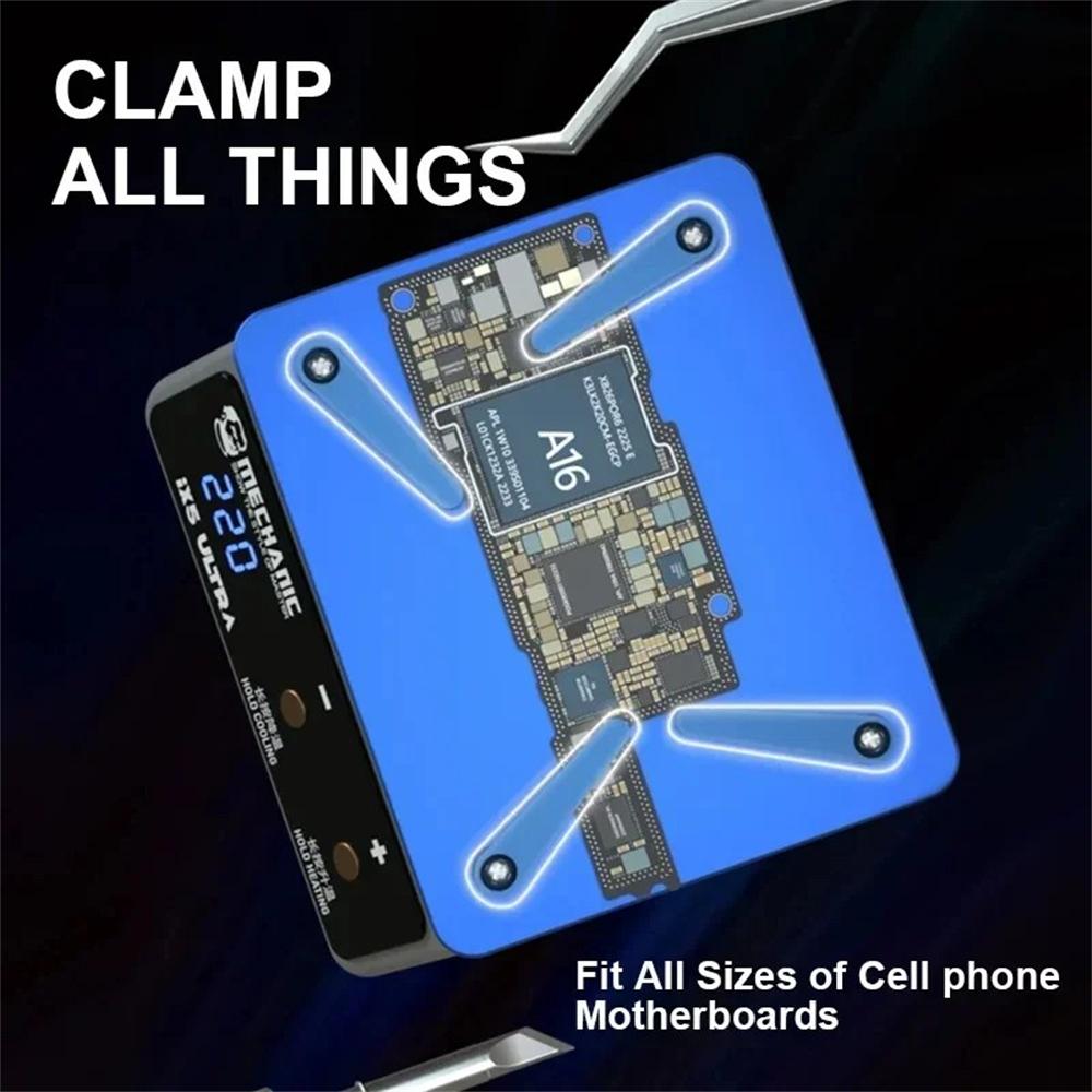 Universal Soldering Preheating Platform layered Soldering Laminating De-gluing Universal iX5 Uitra Matrix Repair Heating Station