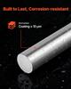 2PCS Linear Motion Rod, 25 mm x 1000 mm (0.98 x 39.4 in), SFC25 Carbon Steel Linear Rod Shaft, Anti Rust and High Precision, High Hardness Shaft, for