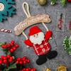 Santa Claus Merry Christmas Wall Hanging Ornament Props | Christmas Tree Decoration Items for Home Office | Christmas Gifts for Women Men