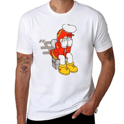 JOLLIBEE SADBOI KAMUSTA KA BIG 3 T-Shirt Anime Tshirt T Shirt Man Casual T-Shirt