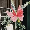 Faux Silk Yarn Artificial Butterfly Giant Large 3D Simulation Tulle Fake Butterfly Prop Butterfly Display