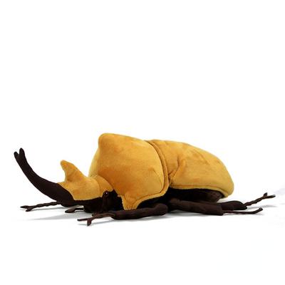 Cute Lifelike Megasoma Elephus Soft Stuffed Plush Toy Beetle Realistic Animal Original Model Dolls Kids Audlt Gifts