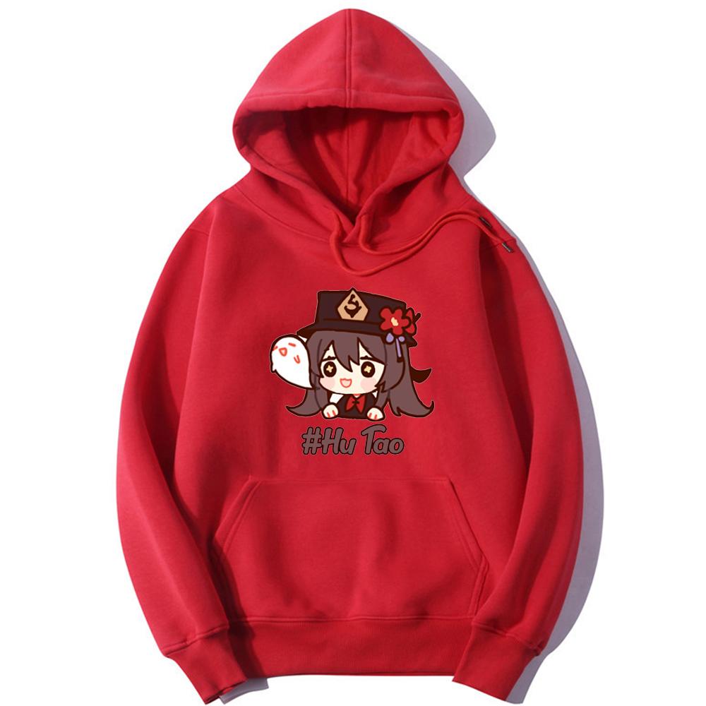 

Толстовки Game Genshin Impact Hutao Printed Kawaii Hooded Women Fashion Pulover Sweatshirt Harajuku Unisex Oversize Hoodie 2XL
