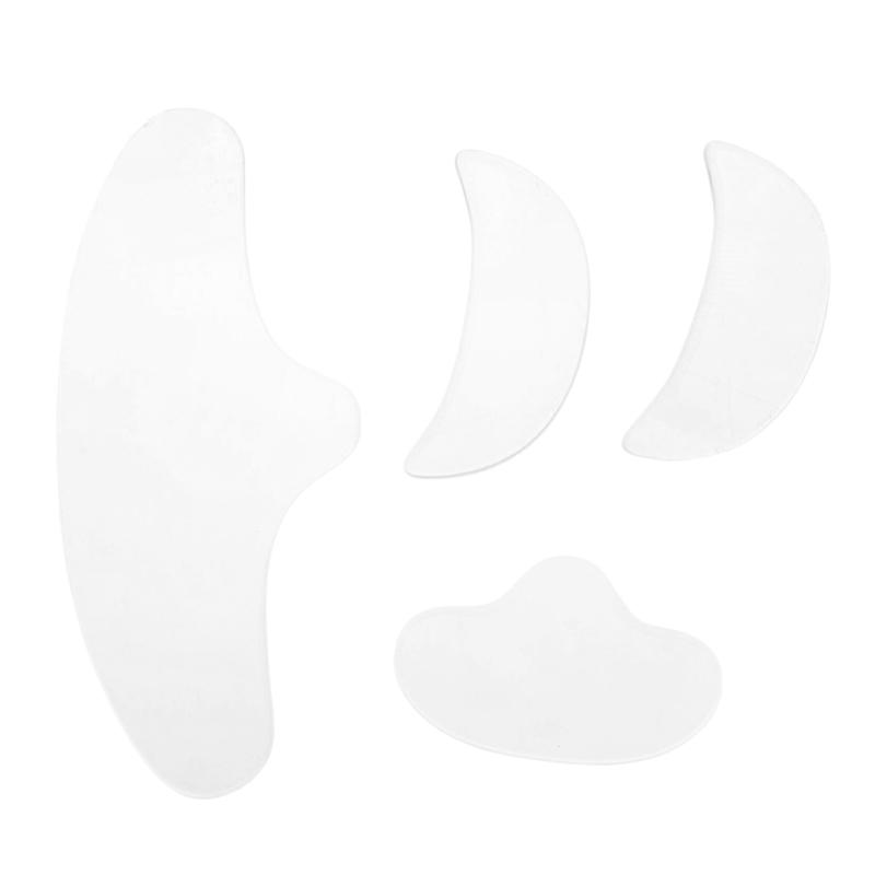 Silicone Pads Anti Wrinkle Aging Reusable Silicone Eye Mask Cheek Forehead Anti Face Wrinkle Sticker Skin Lifting Care