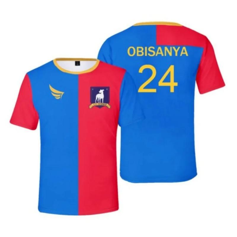 

New Arriavl T-shirt Football Jersey Quick Drying O-neck T-shirt 2024 Women s Men s Casual T-shirt 3D Sports Clothing Kids/Adult XXS