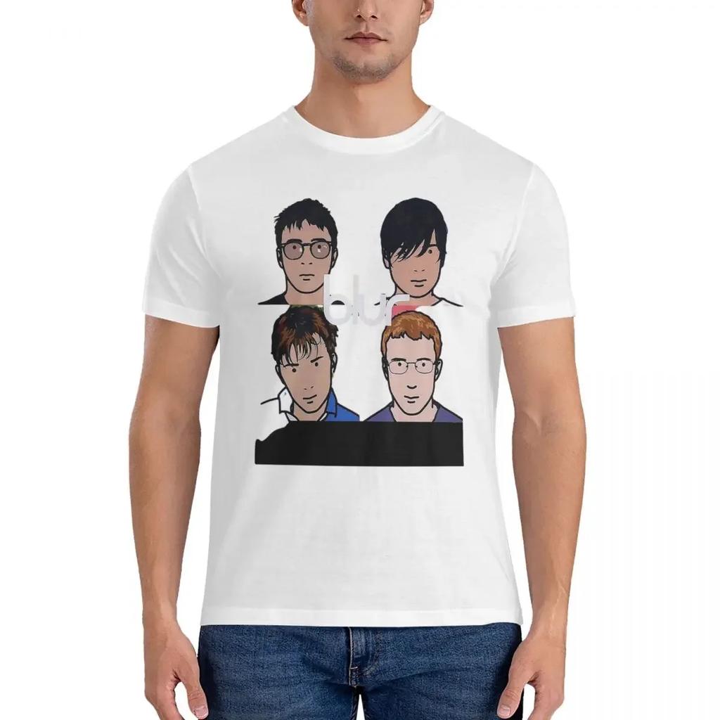 Blur Design For Fans 100% Cotton T-shirt Oversized T Shirts O-Neck Short Sleeve S-6XL