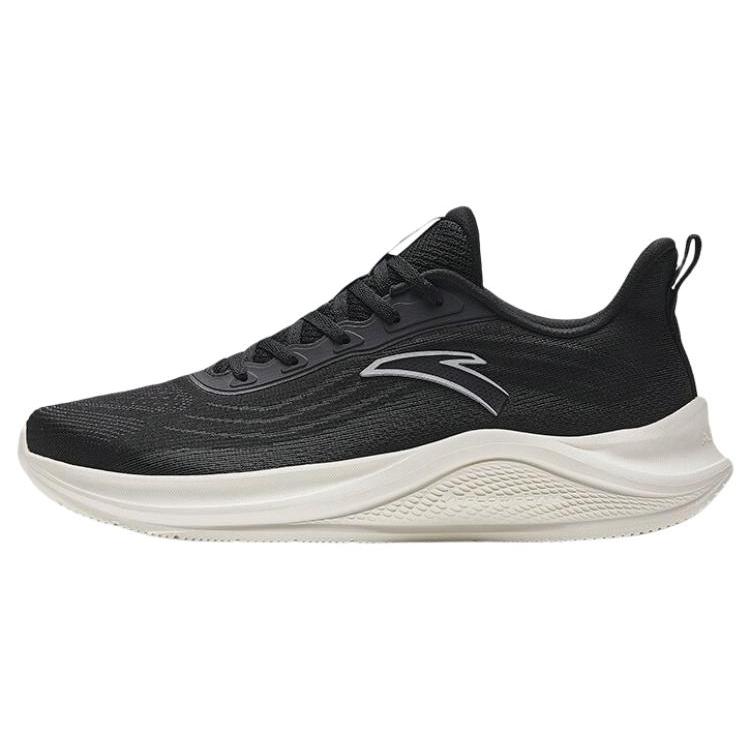 New Anta Anti Slip Wear Resistant Low Top Casual Running Shoes Men's Black White 912335571-2