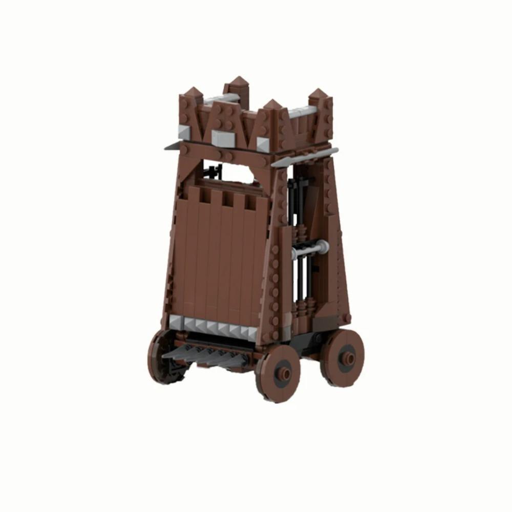 Medieval Castle Siege Weapons Building Blocks Siege Engine Cannon Car  Catapult Crossbow MOC Assembly Bricks Toys