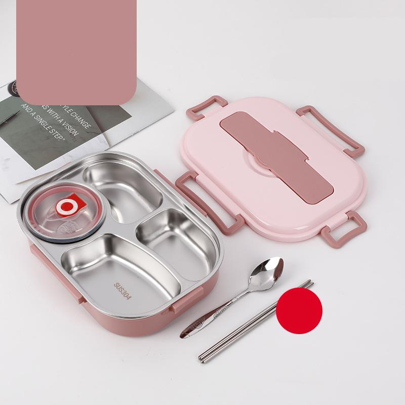 Food Storage Container Dinnerware Stainless Steel Lunch Bento Box Food Storage Student