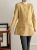 2025 Elegant Double-Faced Wool Coat - Slimming Casual Mid-Length, Perfect for Autumn & Winter.