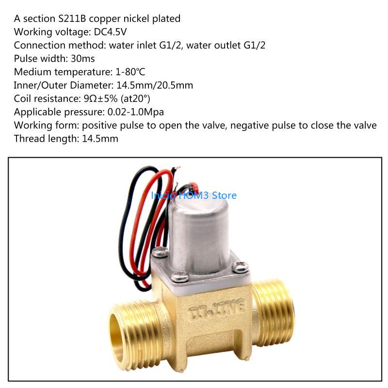 A5YD Solenoid for Valve for DC 4.5V Water Pul Electromagnetic for Valve