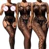 Beautiful Lingerie Female Fishnet Sex Bodysuit Adult Crotchless Transparent Sexy Body Stockings Bold Suit Ethical Underwear