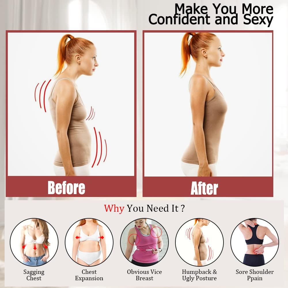 1Pcs Chest Supports Brace Up Women Posture Corrector, Shape Corrector Prevent Chest Hunchback, Sagging, Posture Corset Bra Vest