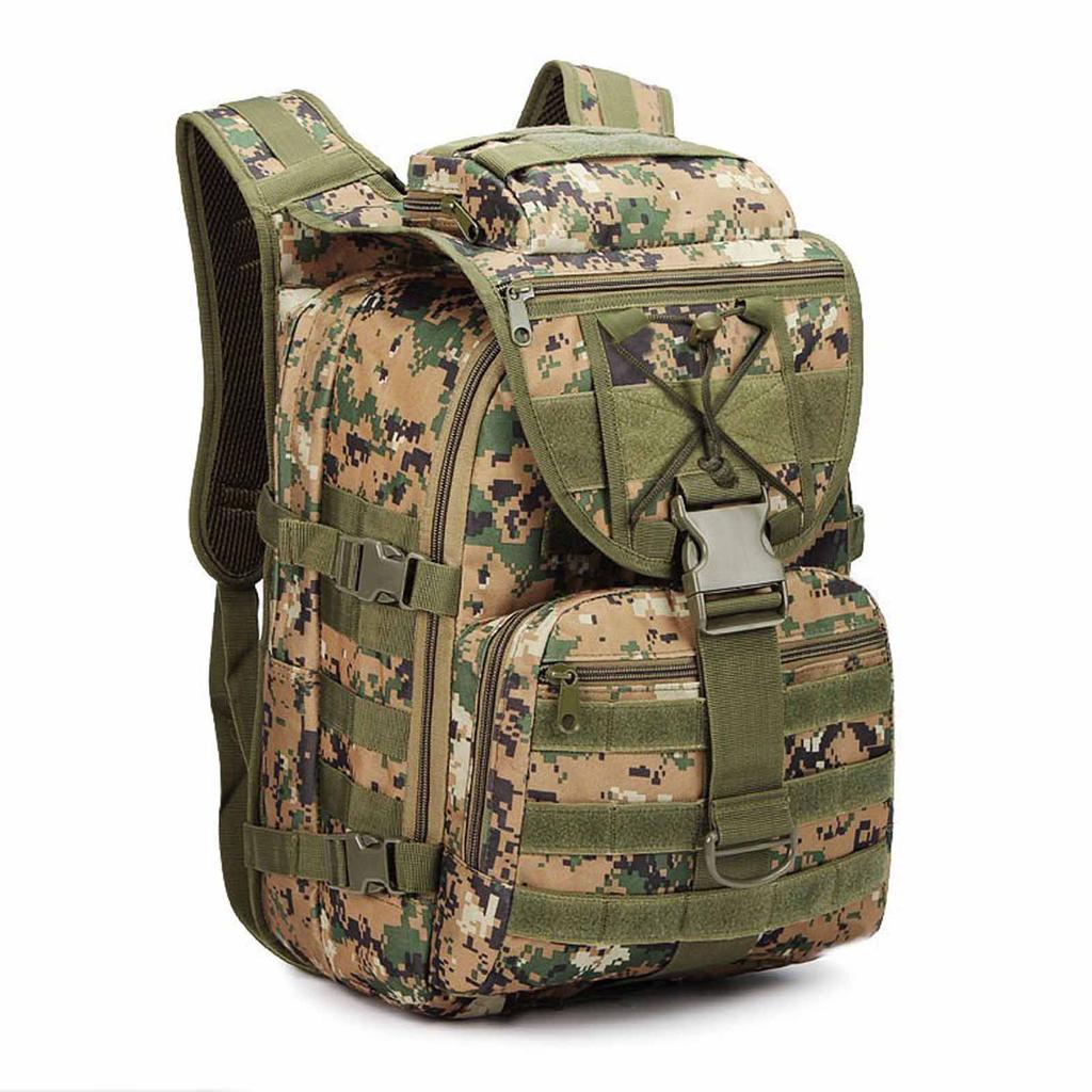 40L Backpack – Men’s X7 Molle System Bag, Outdoor Sports, Camping, Hiking, and Travel Backpack, Military- Rucksack