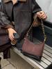 Autumn Luxury Versatile Women's Suede Chain Crossbody Handbag