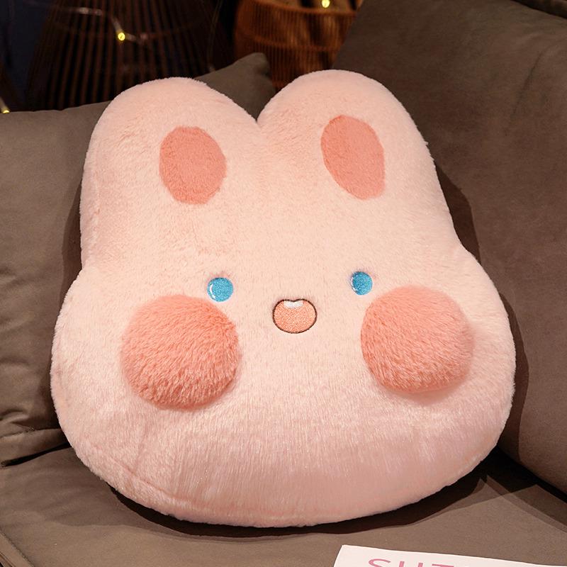 

Multifunctional Cartoon Animal Pillow Blanket with Hand Pockets - Husky, Cat, Rabbit Designs for Office Nap and Lunch Breaks. Hand Pocket 38*37cm