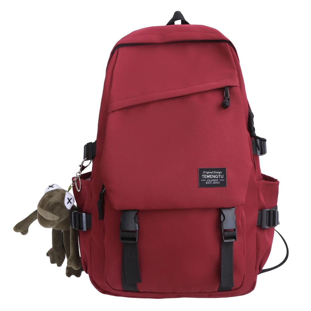 Backpack Men's Leisure Joker Large Capacity Computer Travel Bag New Schoolbags for Female Junior High School Students and High School Students.