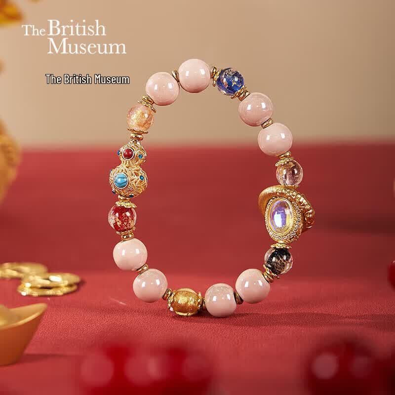 British Museum Oriental Dream Incense Ash Glaze Gourd Bracelet