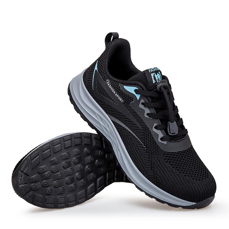 

Пожилая обувь на все сезоны, вязаная сетка, дышащая, легкая, удобная обувь для ходьбы, широкий подъем, большой размер, женская обувь, обувь для мамы 44