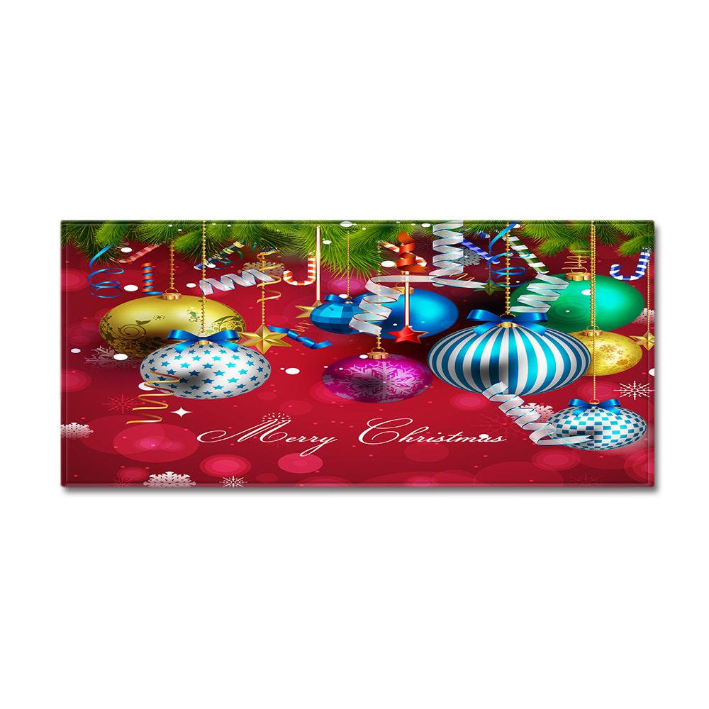 Christmas Kitchen Sand Carpet Doormat Long Floor Mat