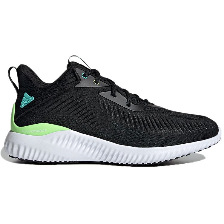 Adidas Alphabounce EK Black Acid Mint Unisex Sneakers Core-Black Clear-Mint GY5084