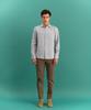 PANICALE Gray Pocket Linen Shirt