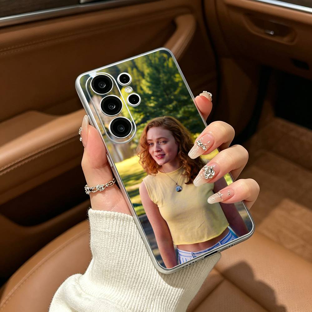 Hit Drama Actress -S-Sadie Sink Clear Phone Case for Samsung S25, S24, S21, S22, S23, S30, Ultra, S20, Plus, FE, Lite