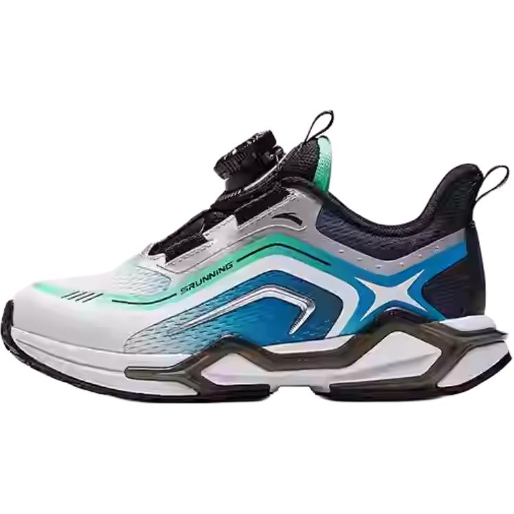 

Anta Детские кроссовки для бега с бантом, удобные, с круглым носком, нескользящие, износостойкие, с амортизацией, низкие. Детские кроссовки для бега Белый Черный Синий 312449907-2 30