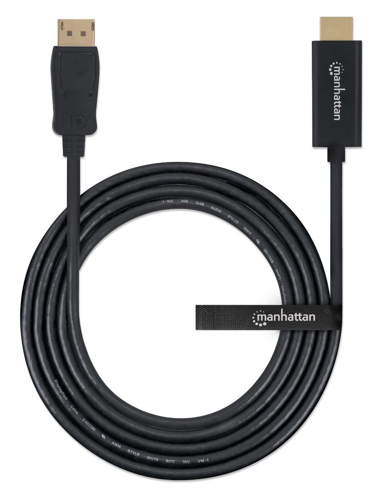Buy Manhattan 152679 displayport hdmi adapter and cable connector black ...