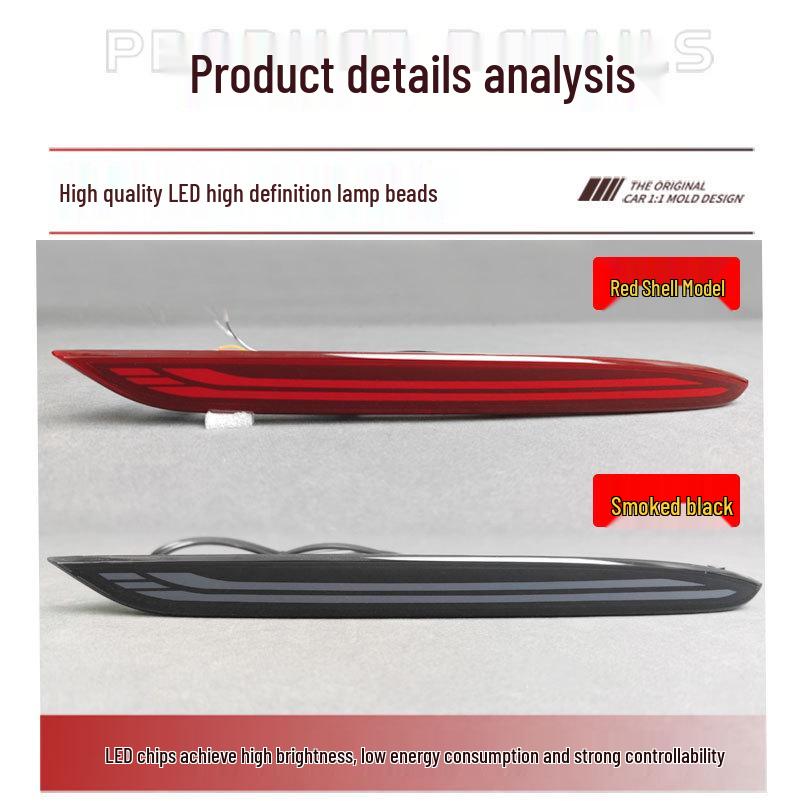 LED Flowing Turn Signal & Brake Light for 5th Gen Geely Emgrand Rear Bumper - Fits 26 Models