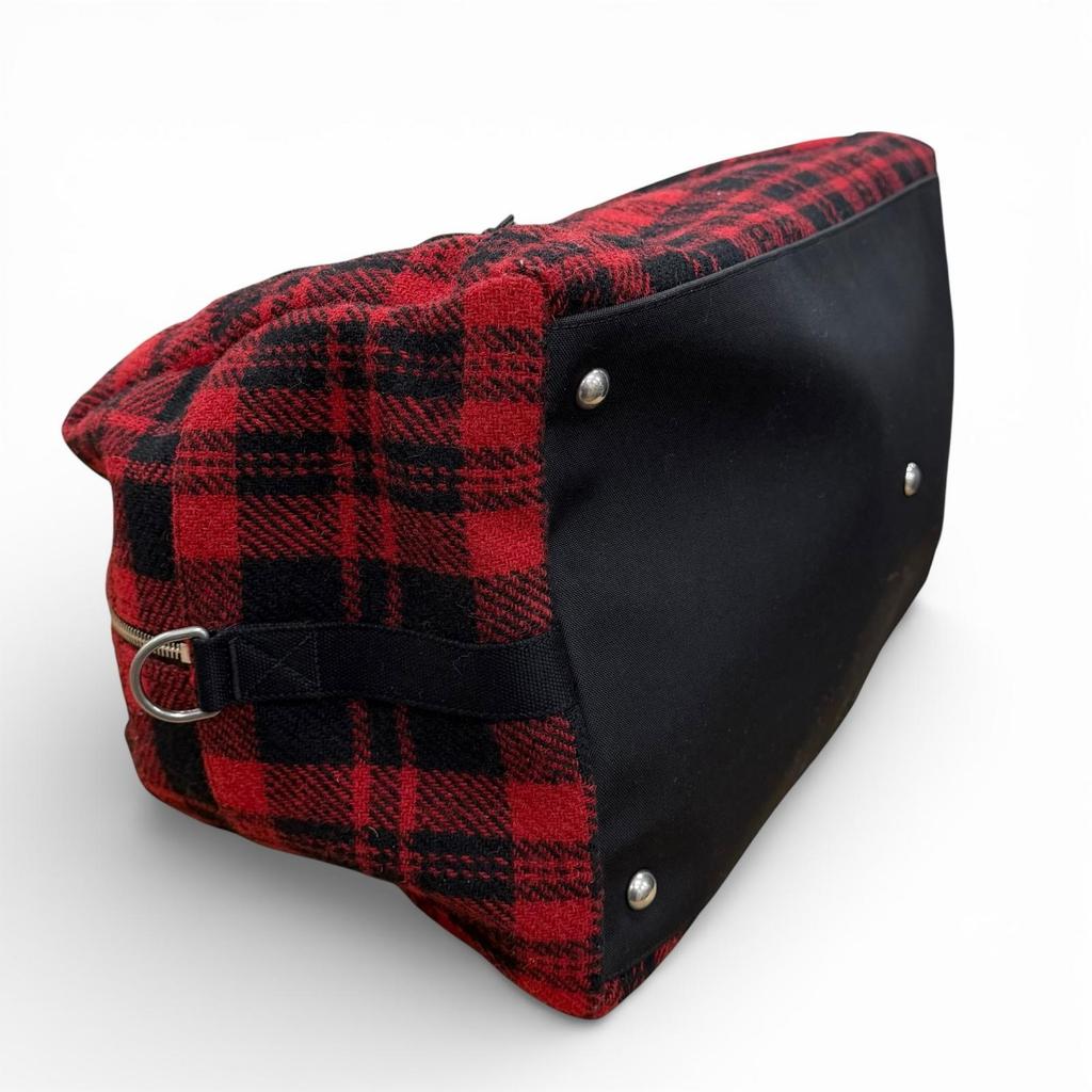 Excellent SAINT LAURENT PARIS Boston bag Red wool Women 594400 Used