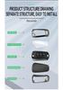 Kia Key Case for Men's Old Model: K2, Sportage, K5, Forte, Soul Folding Modified Shell