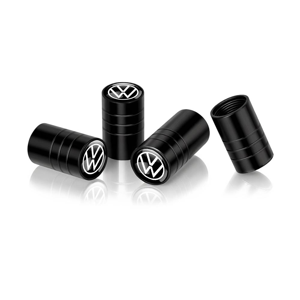 ADMVN1 For Volkswagen VW R Polo Passat Rline Golf 4 5 6 Tiguan Jetta GTI Bora Car Tire Valve Caps Metal Wheel Dust Covers Accessories