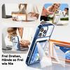 For IP16PROMAX Card Holder Holder Mobile Phone Case IP15PROMAX Instantly Changes To 17 Electroplated All-inclusive PC Protective Case