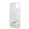 Karl Lagerfeld KLHMN61LGCHSGH iPhone 11 / Xr 6.1" hardcase transparent Liquid Glitter Choupette Head Magsafe